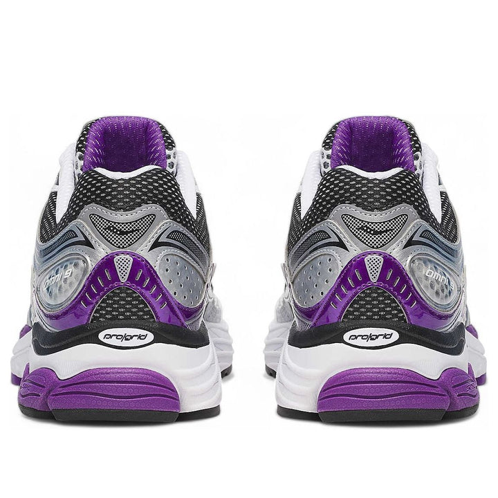 SAUCONY PROGRID OMNI 9 WHITE BLACK SILVER PURPLE