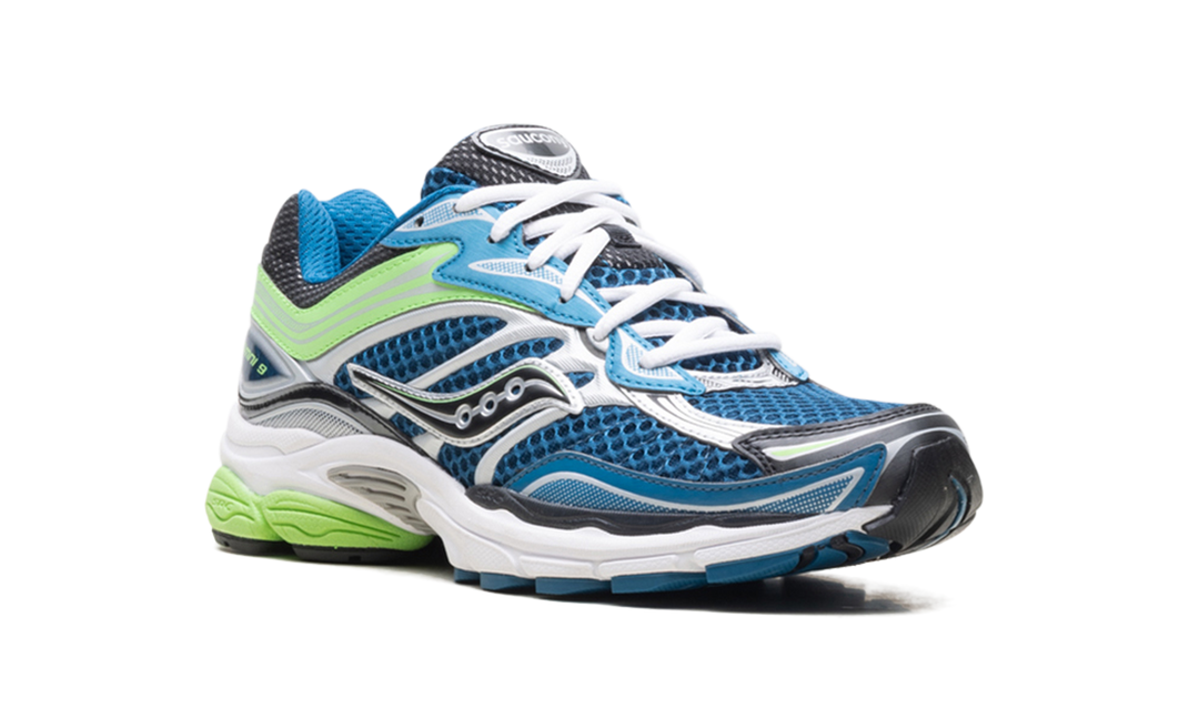SAUCONY PROGRID OMNI 9 WHITE SILVER BLUE