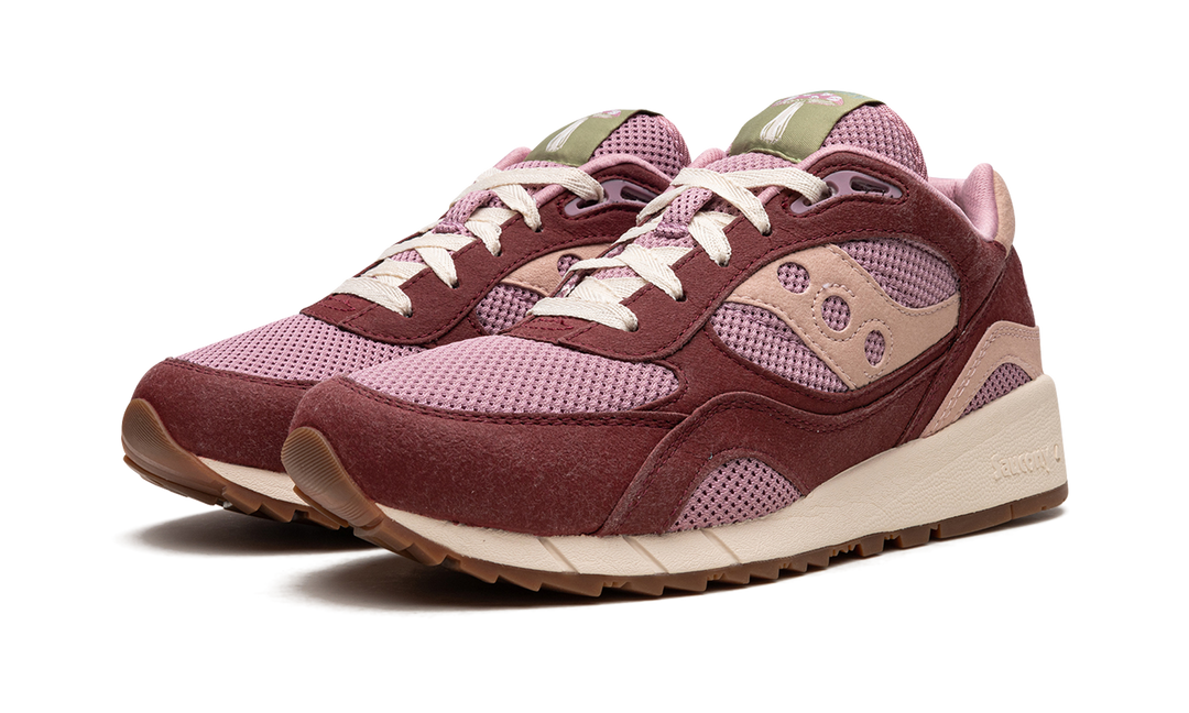 SAUCONY SHADOW 6000 MUSHROOM BURGUNDY