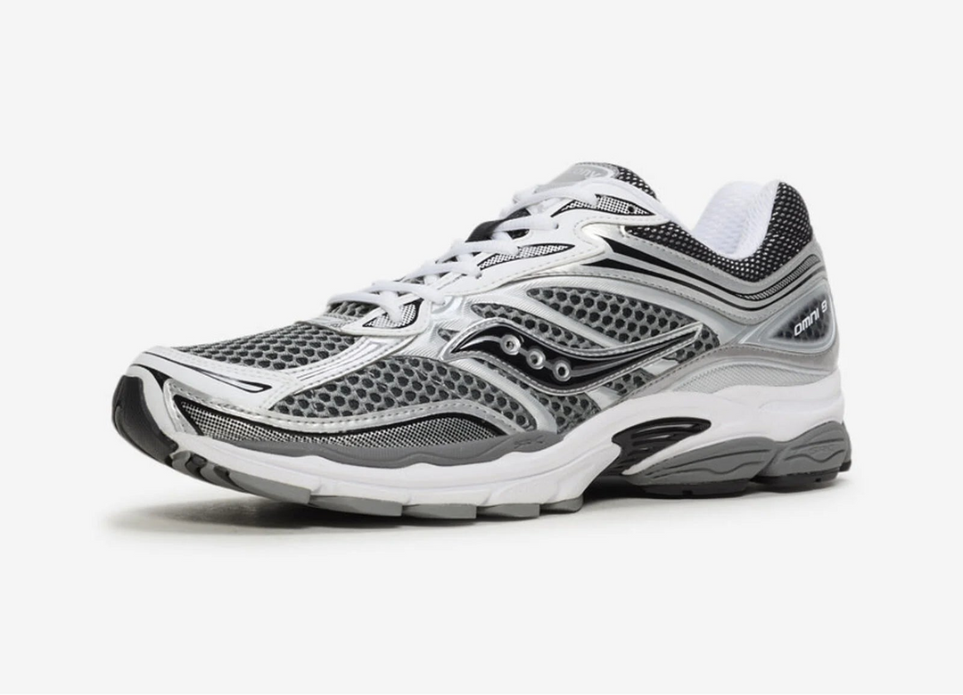 SAUCONY PROGRID OMNI 9 GREY SILVER BLACK