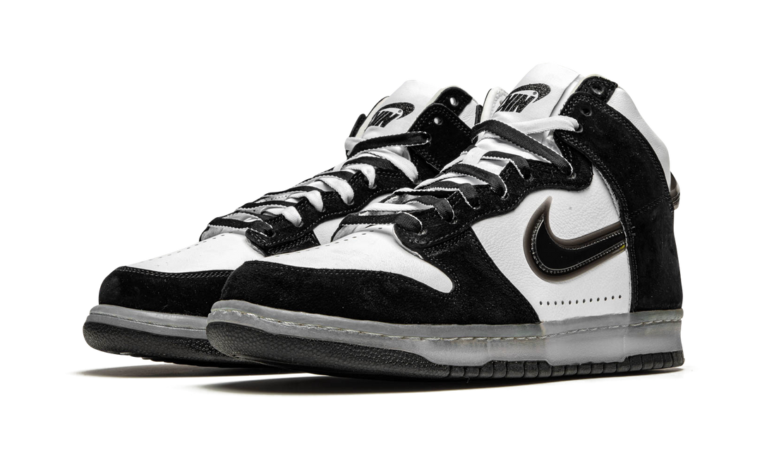 SLAM JAM X NIKE DUNK HIGH WHITE BLACK