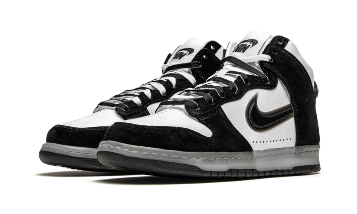 SLAM JAM X NIKE DUNK HIGH WHITE BLACK