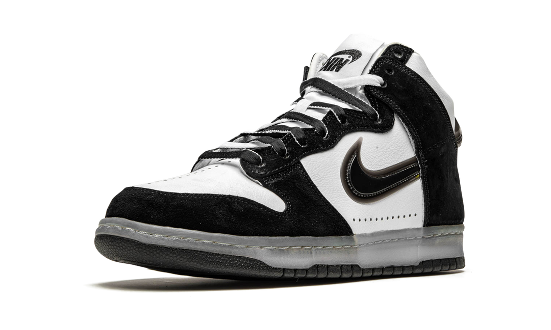 SLAM JAM X NIKE DUNK HIGH WHITE BLACK