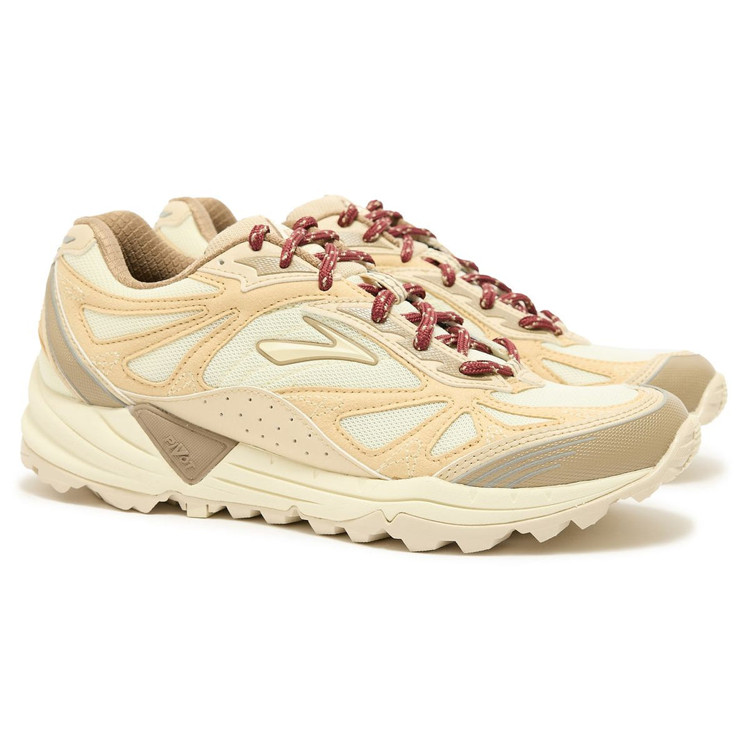 BROOKS CASCADIA 1 AFTERGLOW SEMOLINA