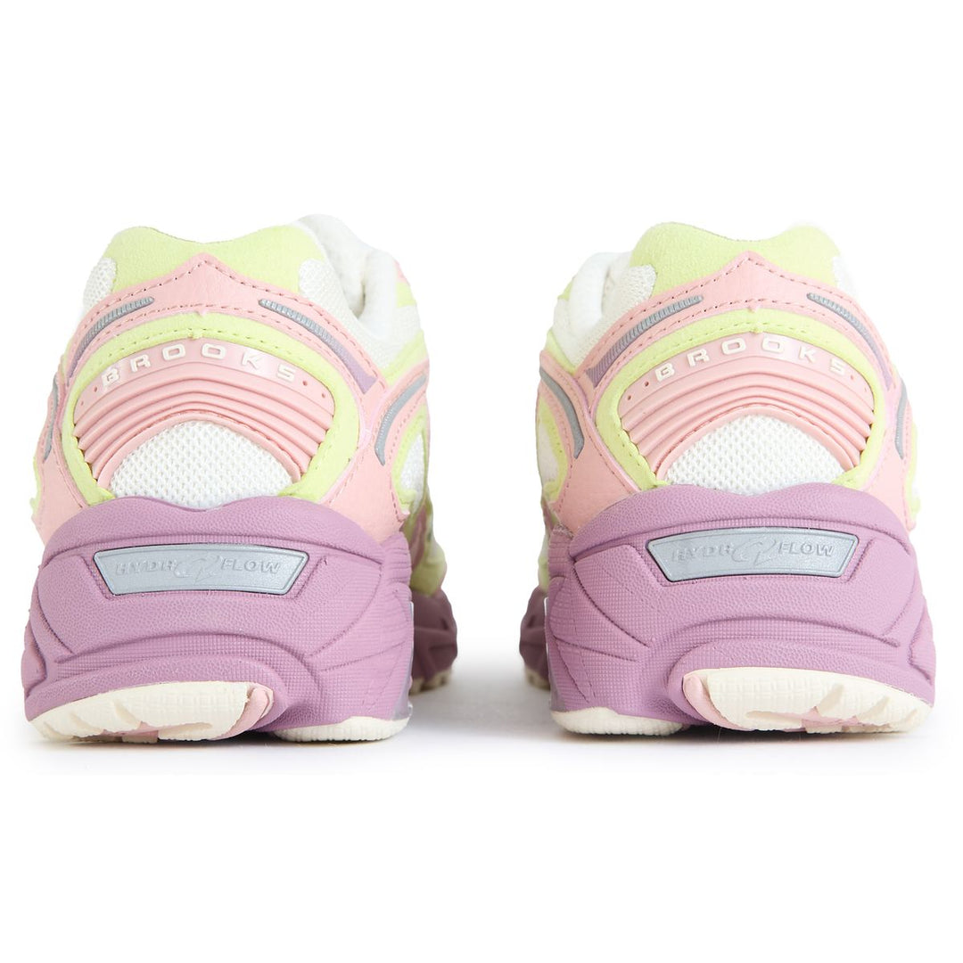 BROOKS ADRENALINE GTS 4 WHITE GREEN PINK