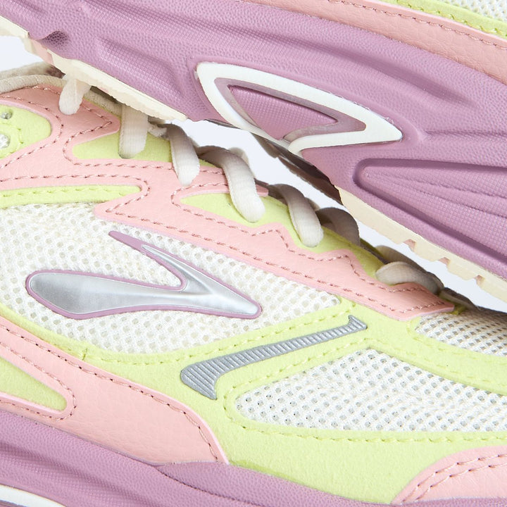 BROOKS ADRENALINE GTS 4 WHITE GREEN PINK