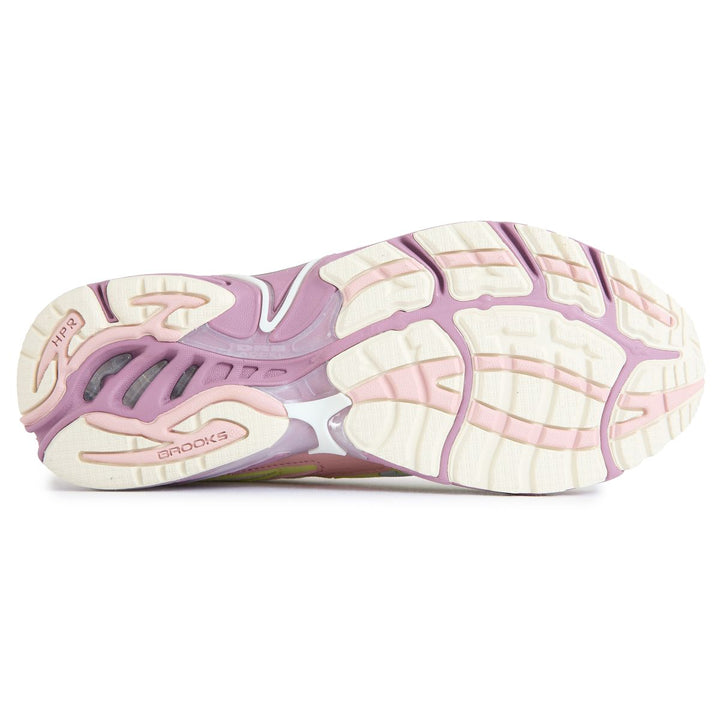 BROOKS ADRENALINE GTS 4 WHITE GREEN PINK