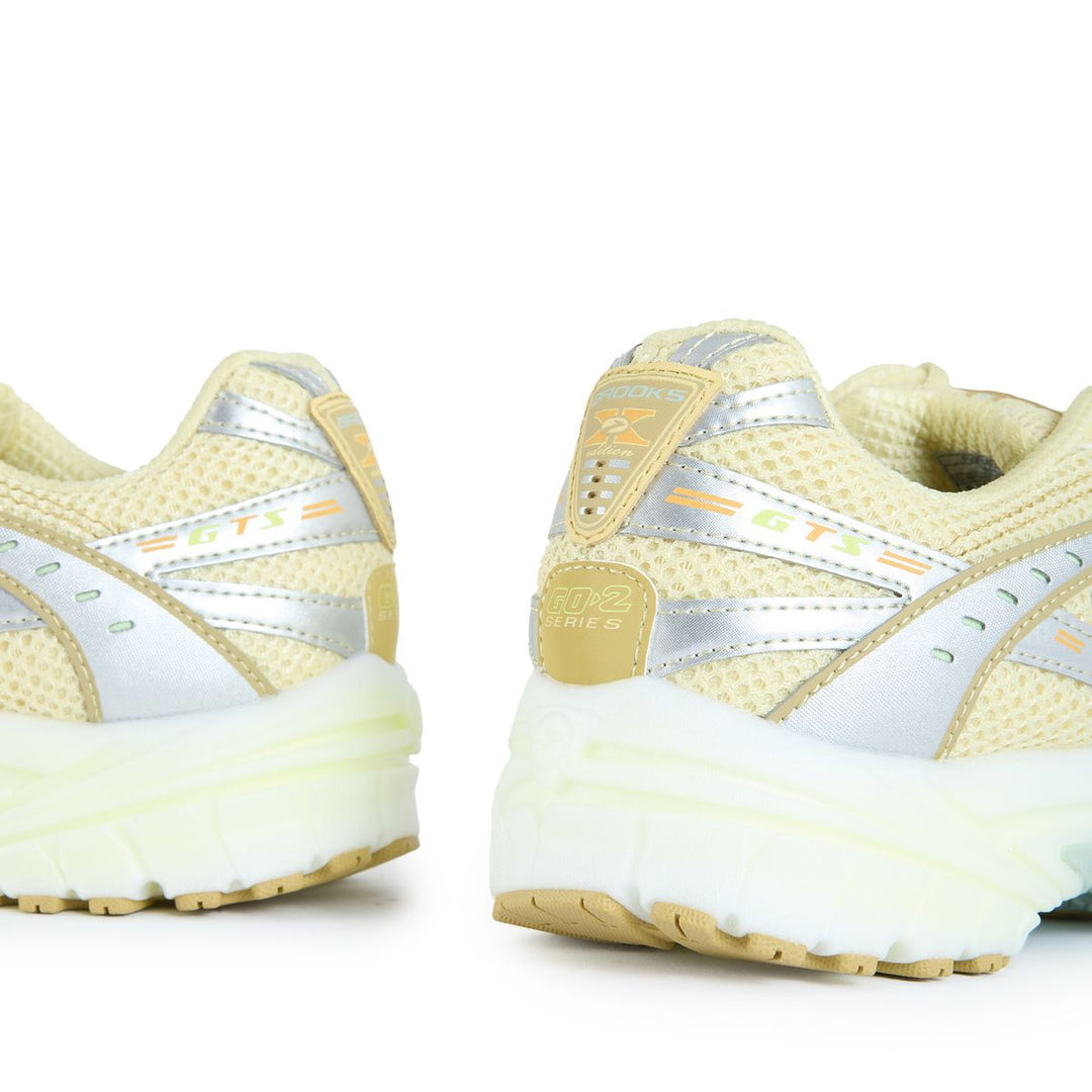 BROOKS ADRENALINE GTS 10 DUSTY YELLOW NEO YELLOW GREY — Stock 