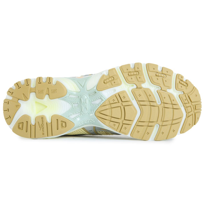 BROOKS ADRENALINE GTS 10 DUSTY YELLOW NEO YELLOW GREY — Stock 
