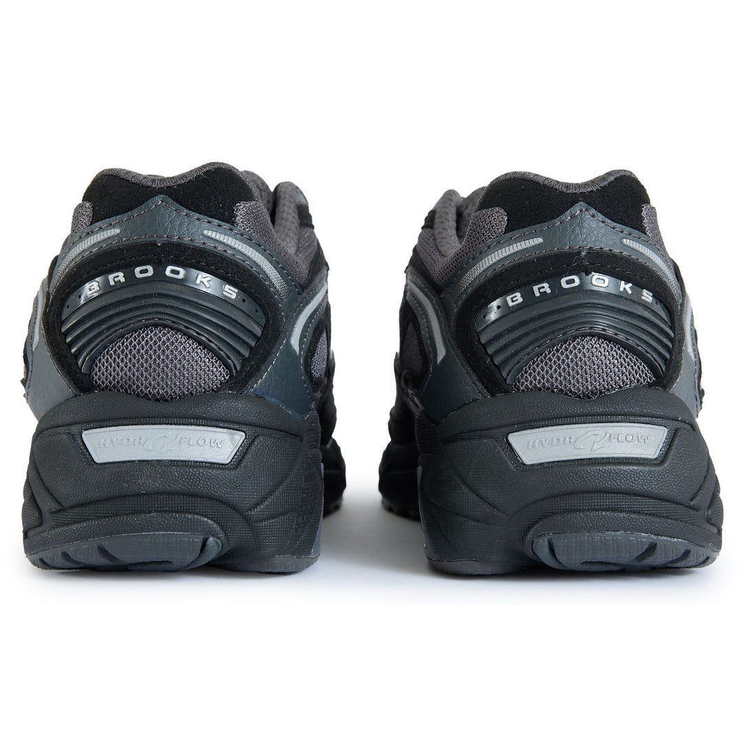 BROOKS ADRENALINE GTS 4 BLACK STEEL GREY — Stock 