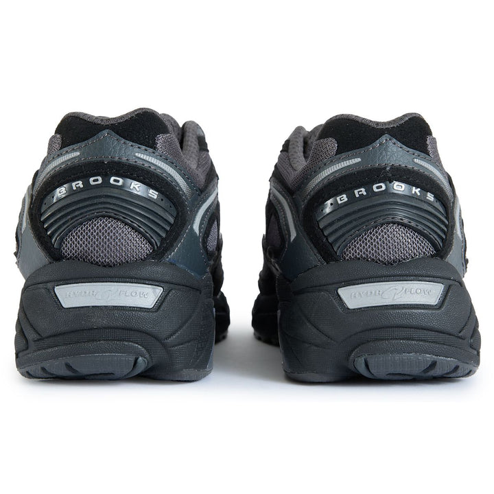 BROOKS ADRENALINE GTS 4 BLACK STEEL GREY — Stock 