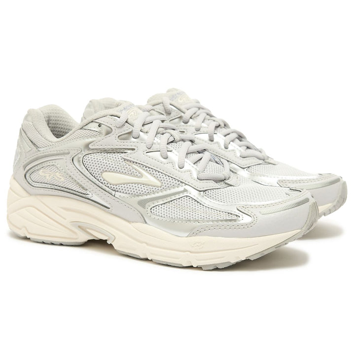 BROOKS ADRENALINE GTS 4 WHITE SILVER