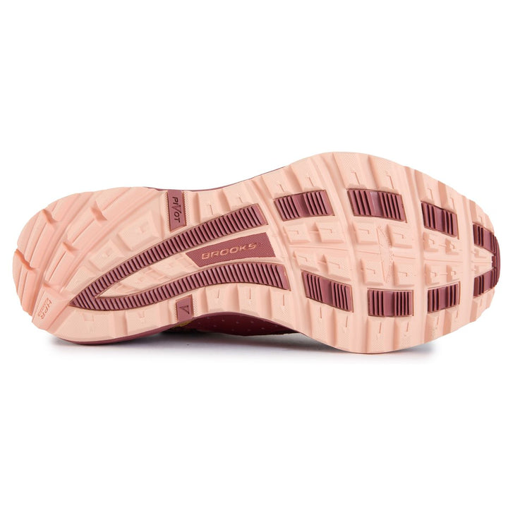 BROOKS CASCADIA 1 WOODROSE ROGUE PICKLED BEET
