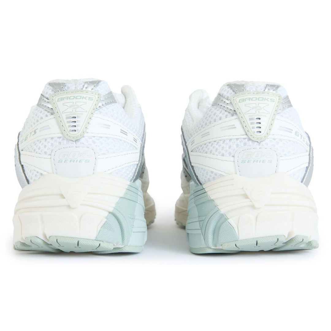 BROOKS ADRENALINE GTS 10 WHITE SILVER — Stock 