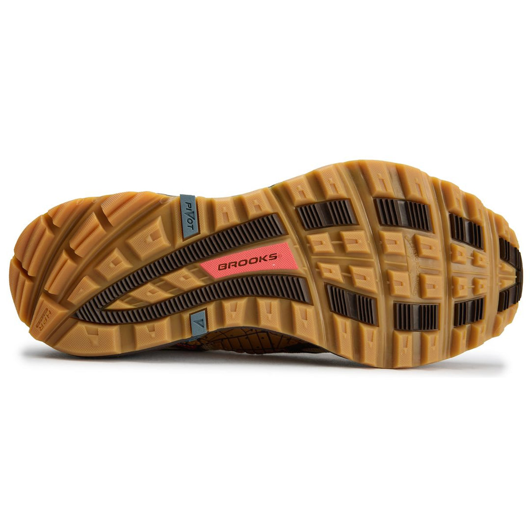 BROOKS X STAPLE CASCADIA 1 BROWN PINK BLUE
