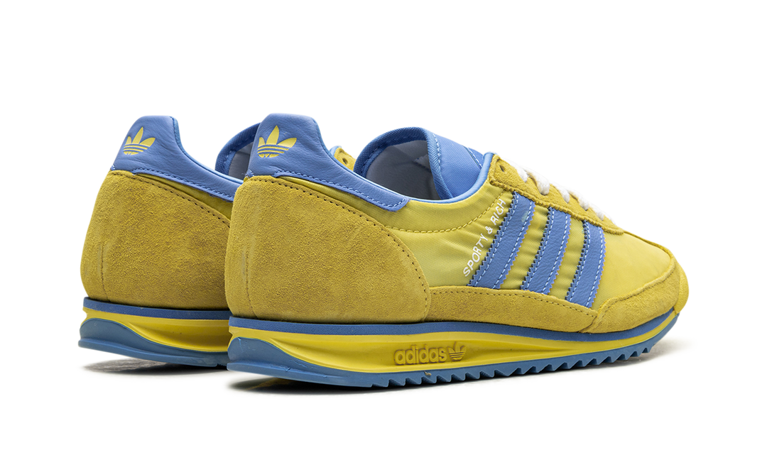 SPORTY &amp; RICH X ADIDAS SL72 YELLOW BLUE