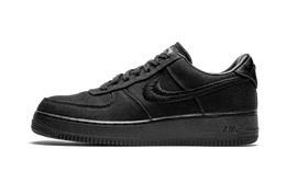 NIKE STUSSY X AIR FORCE 1 LOW TRIPLE BLACK