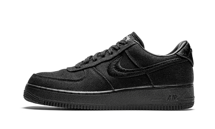 NIKE STUSSY X AIR FORCE 1 LOW TRIPLE BLACK