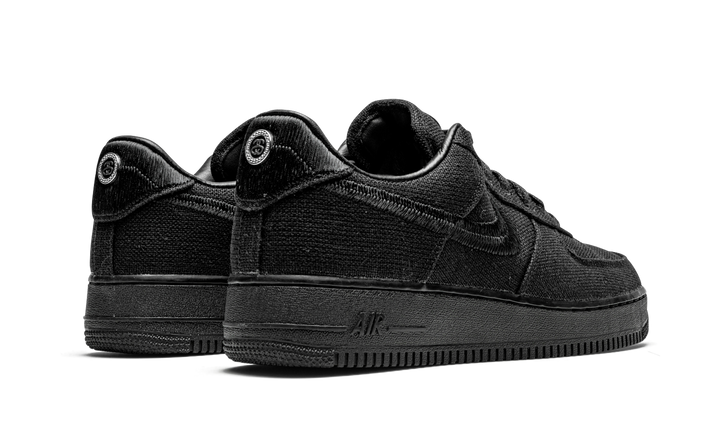 NIKE STUSSY X AIR FORCE 1 LOW TRIPLE BLACK
