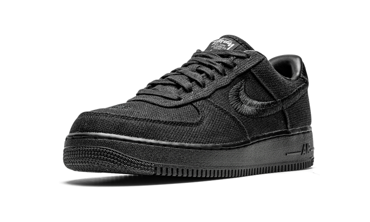 NIKE STUSSY X AIR FORCE 1 LOW TRIPLE BLACK