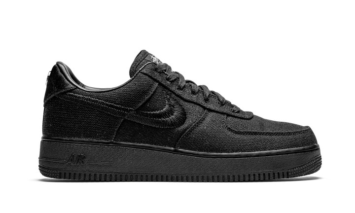 NIKE STUSSY X AIR FORCE 1 LOW TRIPLE BLACK