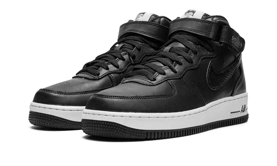 STUSSY X NIKE AIR FORCE 1 MID BLACK