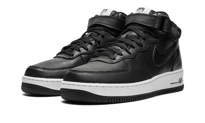 STUSSY X NIKE AIR FORCE 1 MID BLACK