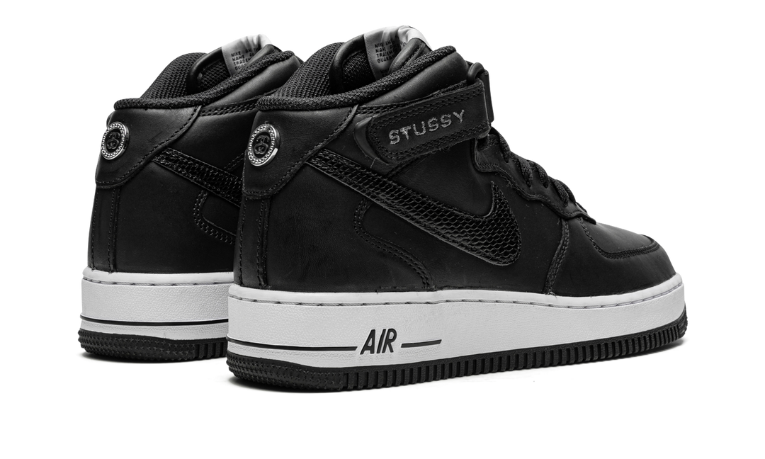 STUSSY X NIKE AIR FORCE 1 MID BLACK