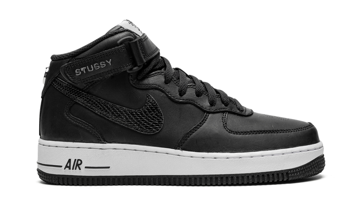 STUSSY X NIKE AIR FORCE 1 MID BLACK