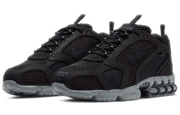 STUSSY X NIKE AIR ZOOM SPIRIDON CAGE 2 BLACK