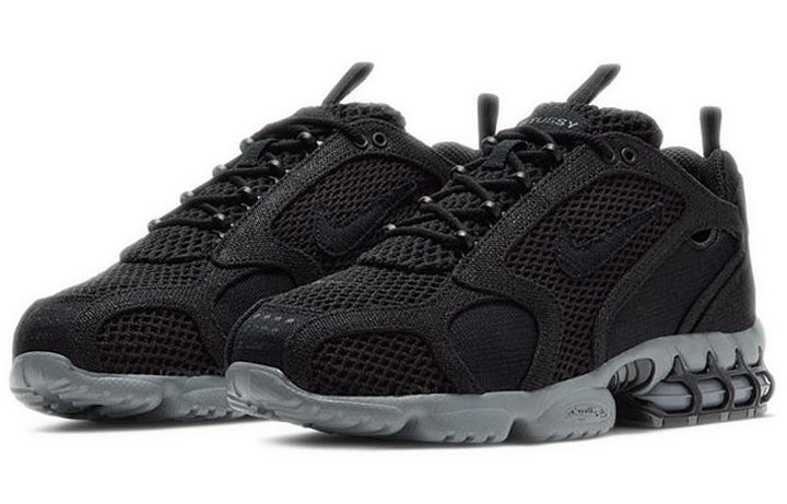 STUSSY X NIKE AIR ZOOM SPIRIDON CAGE 2 BLACK