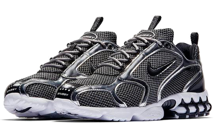 STUSSY X NIKE AIR ZOOM SPIRIDON CAGE 2 PURE PLATINUM