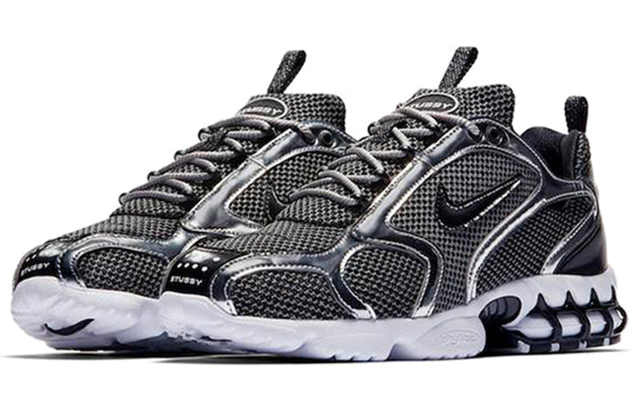 STUSSY X NIKE AIR ZOOM SPIRIDON CAGE 2 PURE PLATINUM