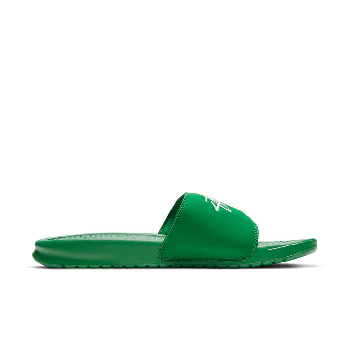 STUSSY X NIKE BENASSI SLIDE PINE GREEN