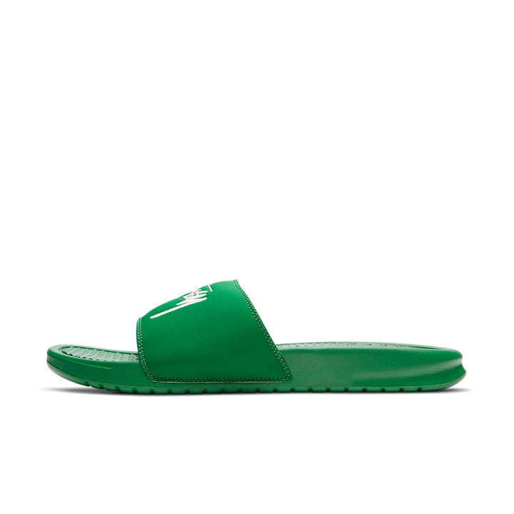 STUSSY X NIKE BENASSI SLIDE PINE GREEN