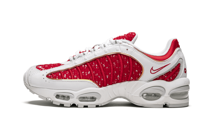 NIKE SUPREME X AIR MAX TAILWIND 4 RED