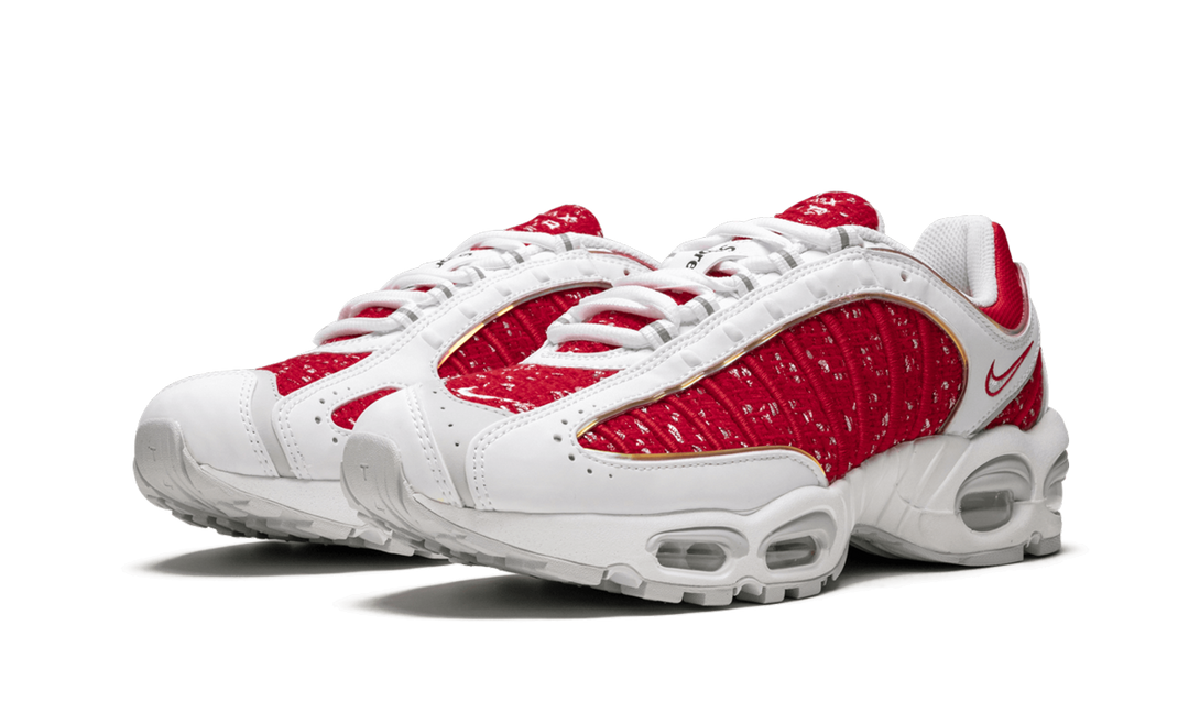 NIKE SUPREME X AIR MAX TAILWIND 4 RED