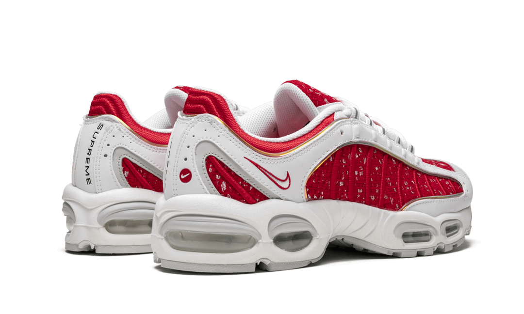 NIKE SUPREME X AIR MAX TAILWIND 4 RED