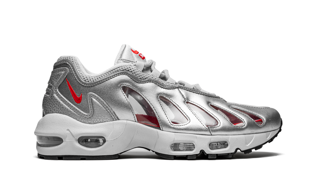 SUPREME X NIKE AIR MAX 96 SILVER BULLET