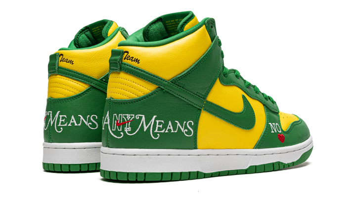 SUPREME X NIKE SB DUNK HIGH BY ANY MEANS BRAZIL