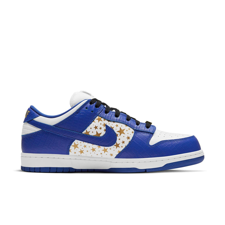 SUPREME X NIKE SB DUNK LOW STARS HYPER BLUE