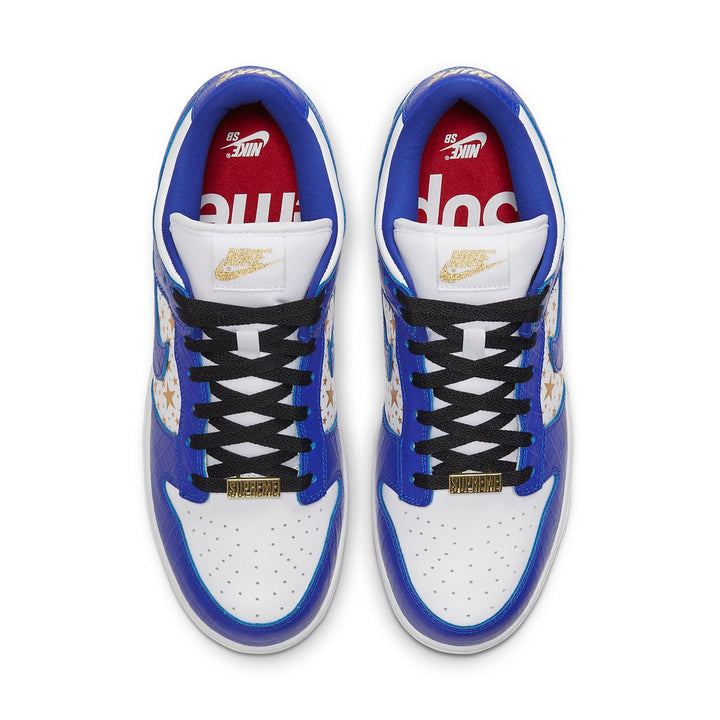 SUPREME X NIKE SB DUNK LOW STARS HYPER BLUE