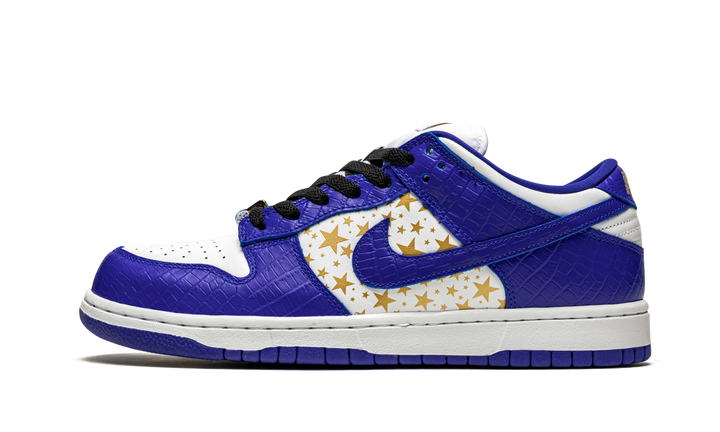 SUPREME X NIKE SB DUNK LOW STARS HYPER BLUE