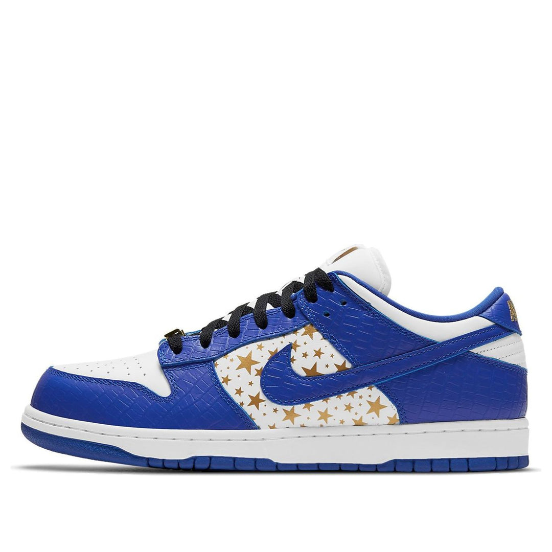 SUPREME X NIKE SB DUNK LOW STARS HYPER BLUE