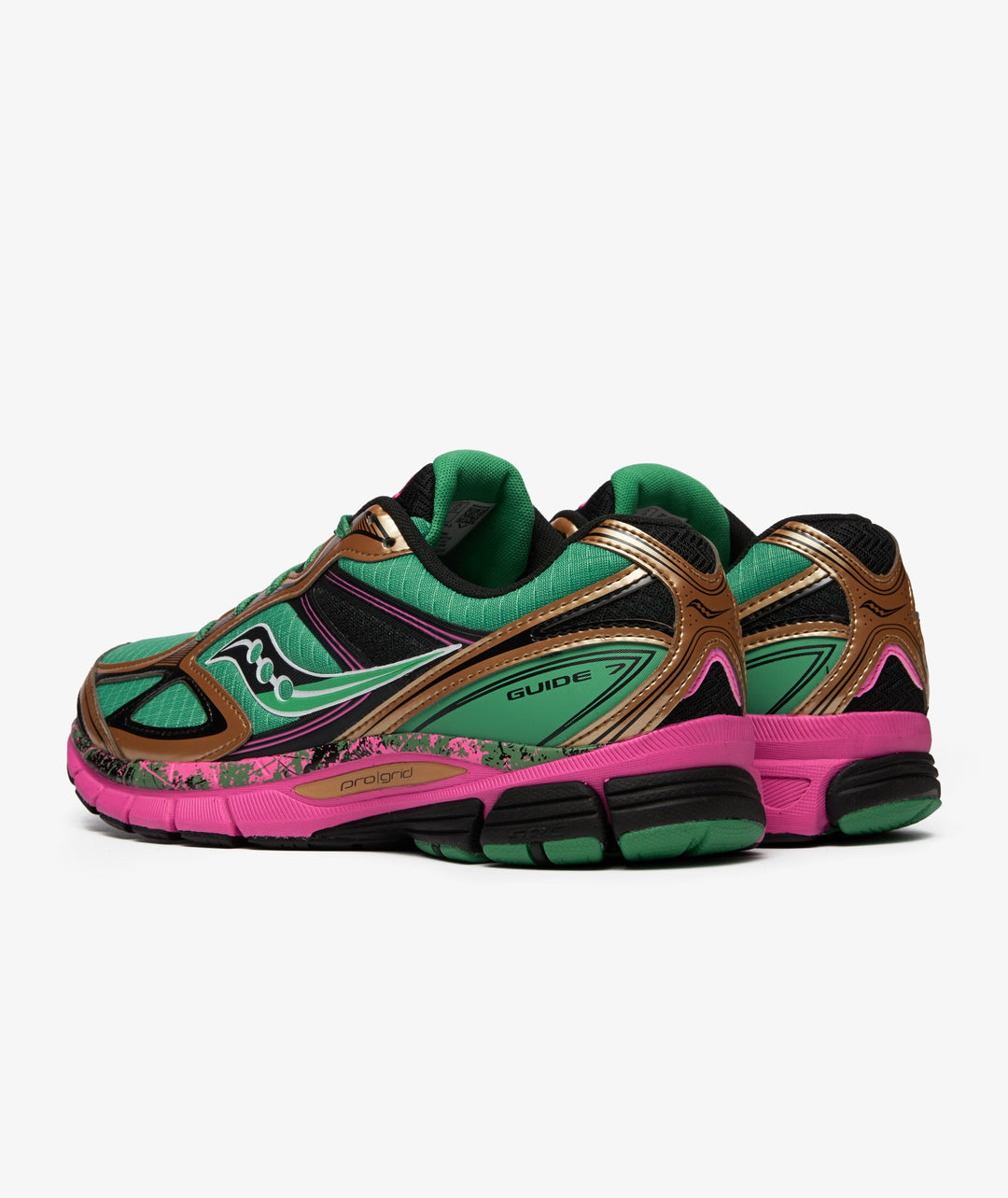 SAUCONY GUIDE 7 GREEN/ BRONZE — Stock 