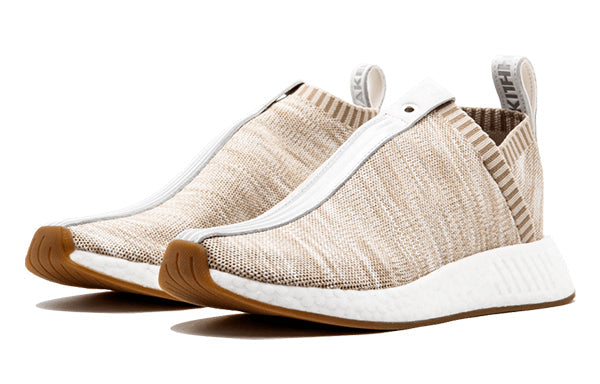 ADIDAS TAN PRIMEKNIT NMD CS2 X KITH X NAKED