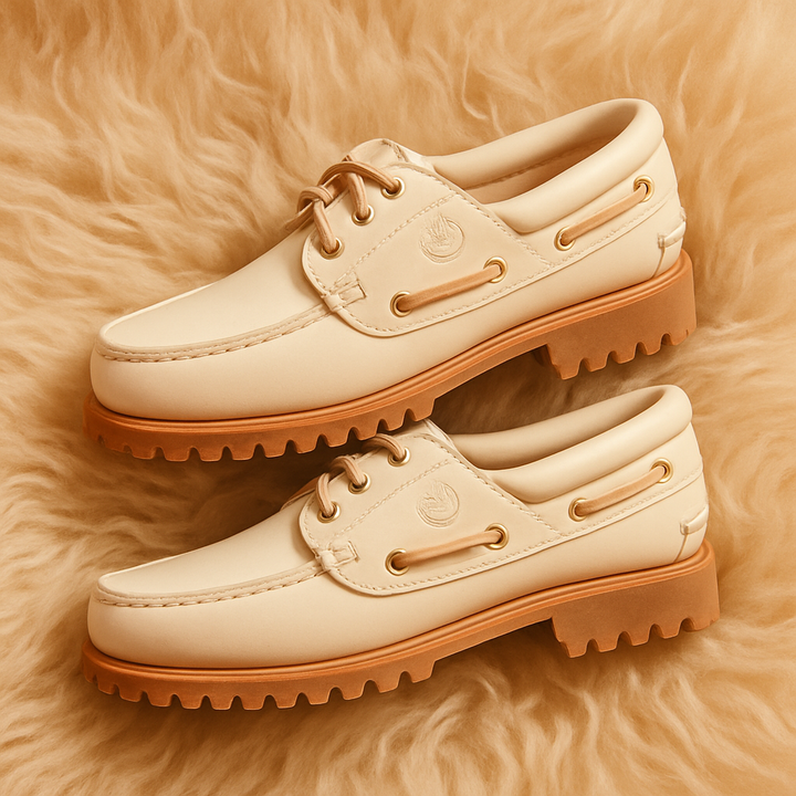 TIMBERLAND 3 EYE LUG BOAT SHOE &