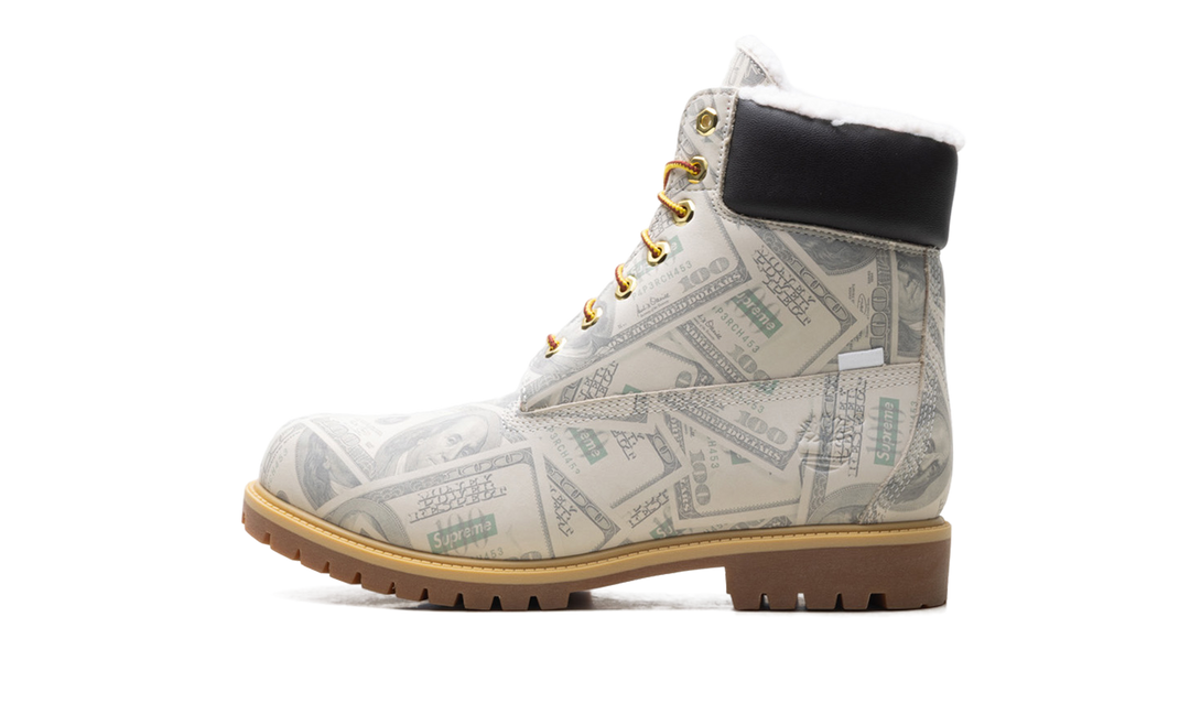 TIMBERLAND 6" PREMIUM WATERPROOF BOOT SUPREME X MM6 MAISON MARGIELA $100 BILLS