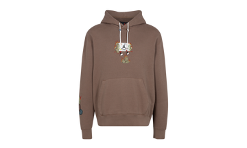 TRAVIS SCOTT X JORDAN FLIGHT GRAPHIC HOODIE ARCHAEO BROWN — Stock