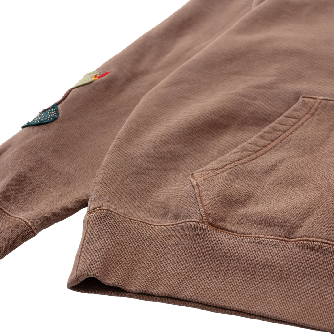 TRAVIS SCOTT X JORDAN FLIGHT GRAPHIC HOODIE ARCHAEO BROWN
